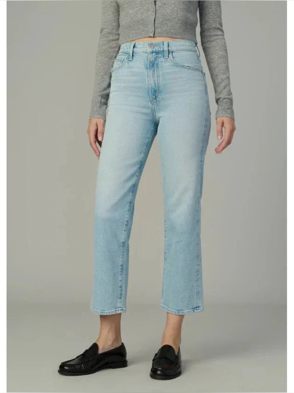 NWT Joe’s Jeans The Margot Cropped Straight Denim Jeans Light Wash Size 26